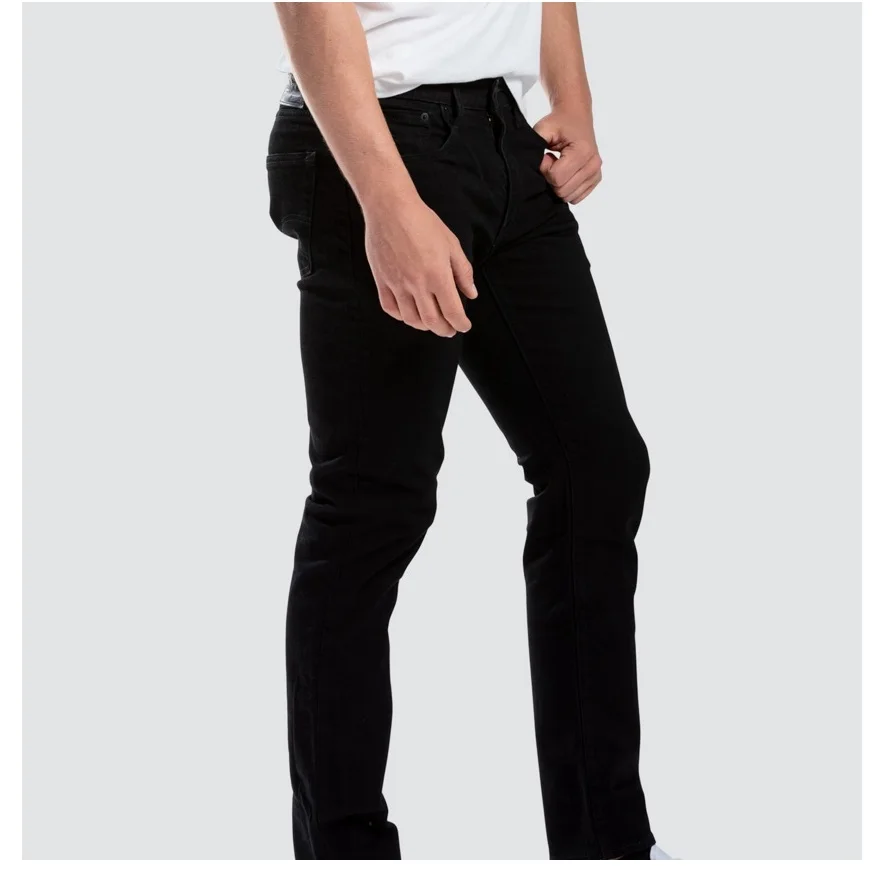 Straight Wide Leg Plain Blue Color Denim Pants Stretch Slim Fit Blank Wholesale Best Selling Wholesale Breathable
