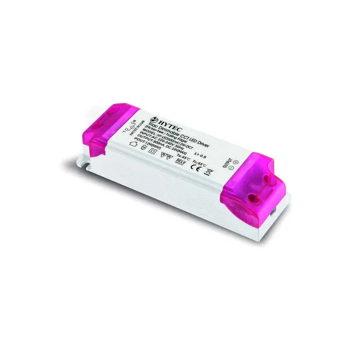 EU Triac Dimmable CCT LED Driver 7-12W Series Flicker-free / Trailing Edge