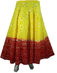 Sale hand stitched biggest variety traditional Indian tie die cotton bohemian hippy wrap long skirts for women