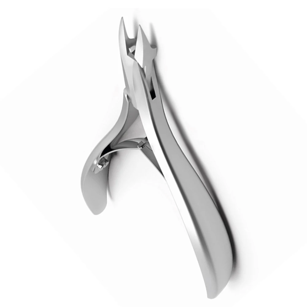 Professional Box Joint Nail Cutter Dall Finish Heavy Duty Stainless Steel Plain Handle Toe Nail Cutters For Salon Use