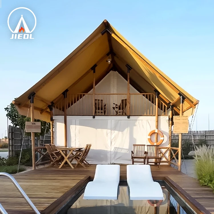 2024 Лидер продаж Новые Роскошные сафари Glamping водонепроницаемые палатки заводская цена