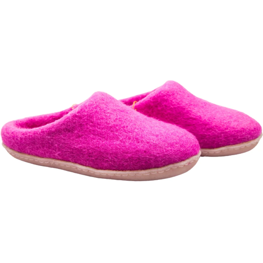 Nepal Made Felt Slippers all season applicable handmade wool slippers Unisex shoes bedroom kitchen wears