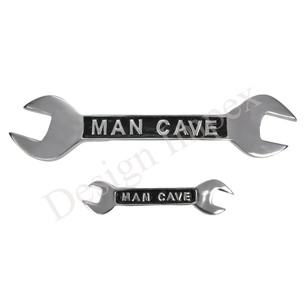 Well-Known Small and Large Cast Aluminium Man Cave Spanner Tool Set Custom OEM ODM Hand Tools Wrenches Set of 2