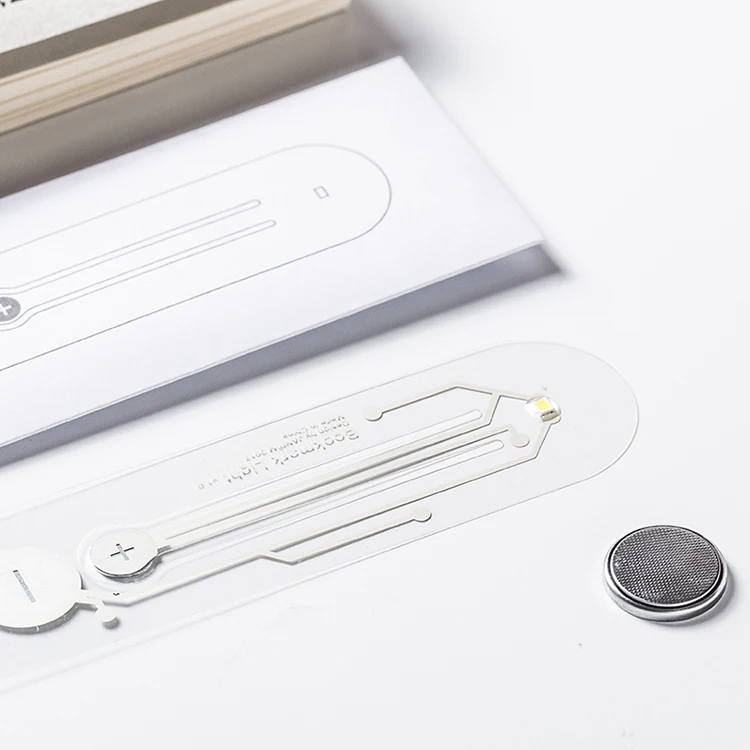 Flexible Cheap Book Button Battery Night Light Family Study Eye Care Reading Lamp Portable Clip-on Bookmark LED 10 Small 80 ABS