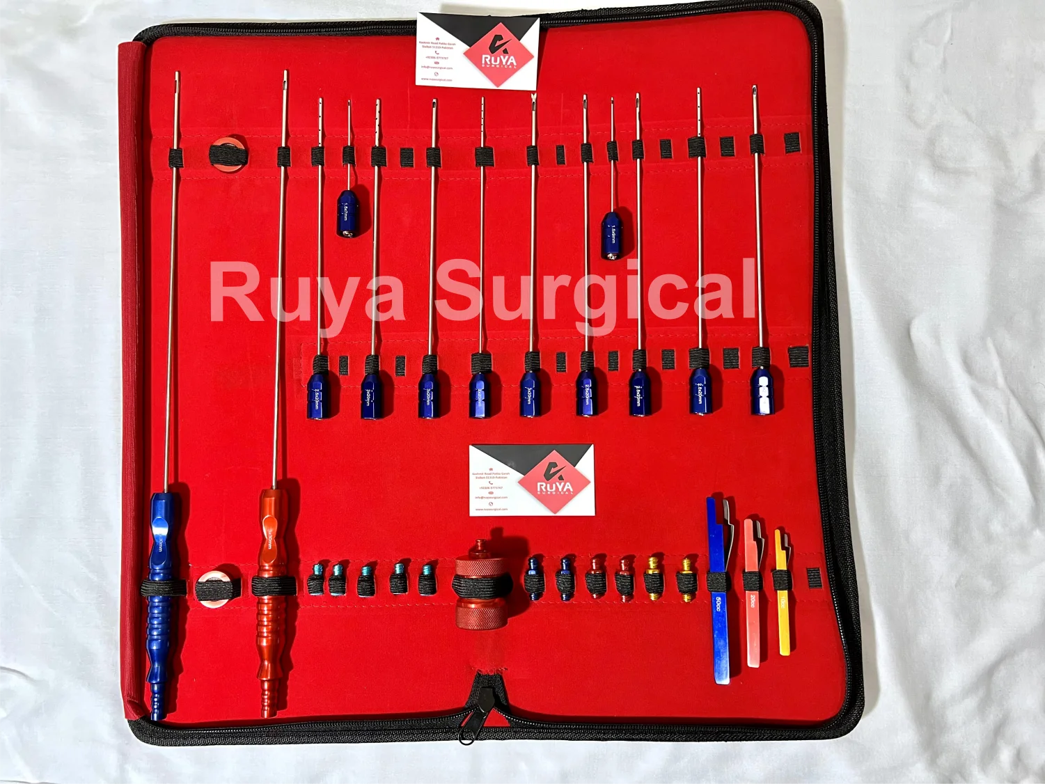 Medical Surgical Breast Liposuction Cannula Lipo Filling Set Of 39 Pieces Super Fixed Handle, Fat Injection & Harvesting set ISO
