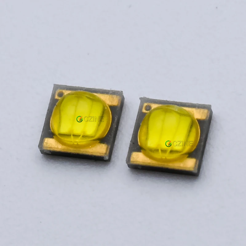 czinelight high Lumen white Red Green Blue Red 550nm 545nm 565nm 570nm 3v Yellow Led Chip 3w 1w high power 3535 smd led