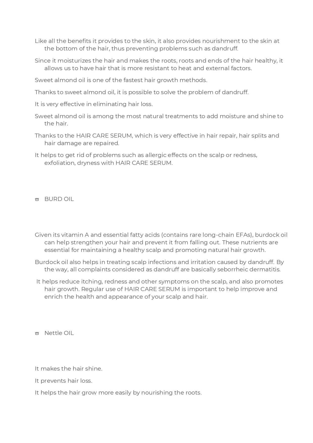 professional Blue Hair Care Serum 50 ml Organic  Hair Treatment with vitamin E , CASTOR OIL , Coconut oil