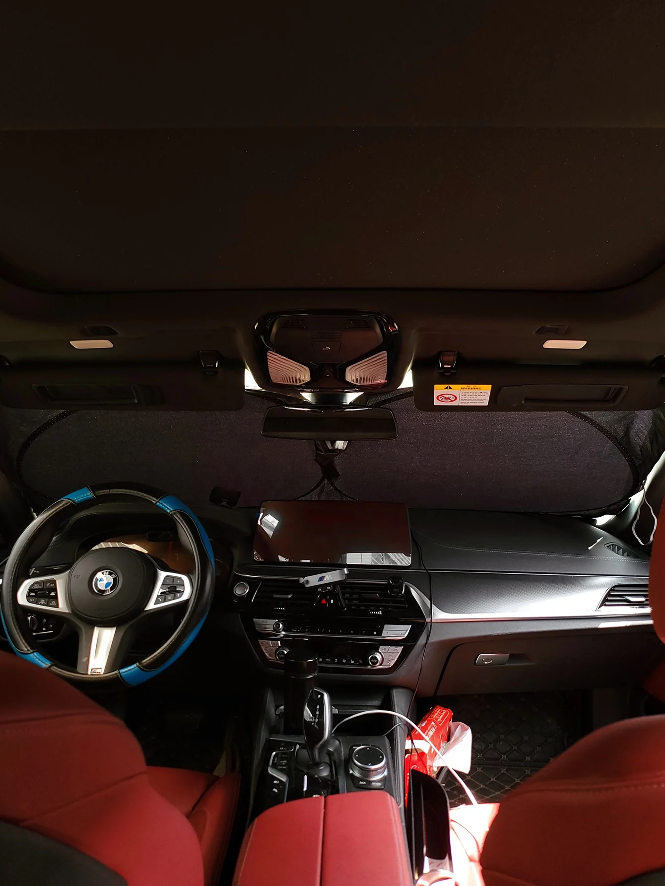 Logo Custom Car Sunshade Silver Coated Polyester Car Sunshade Windshield