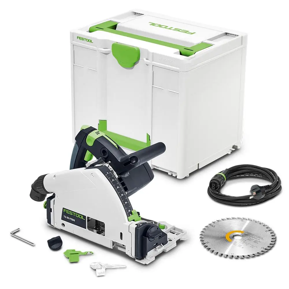Festool TS 55F FN EDT (577386), 1200 Вт, 160 мм (6-1/4), версия вентилятора, ограниченный выпуск, систейнер