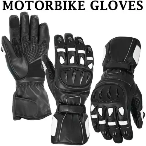 High Quality Leather Motorbike Racing Gloves for Outdoor Sports Unisex Adult Riding Protection for Motorbike Racing