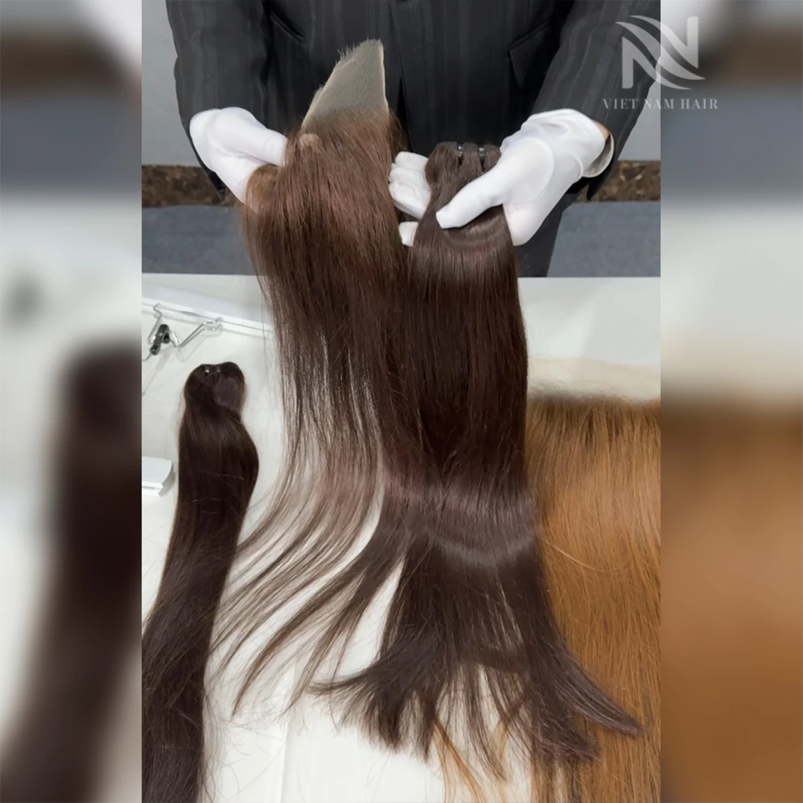 Chestnut Brown Natural Color Hair Trending Wholesale Hair Extensions Remy Premium Quality Real Human Hair