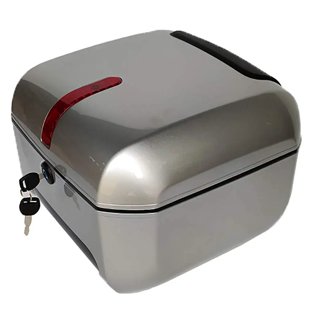 Universal Motorcycle Top Box Motorcycle Scooter Top Box Tail Trunk Luggage Box