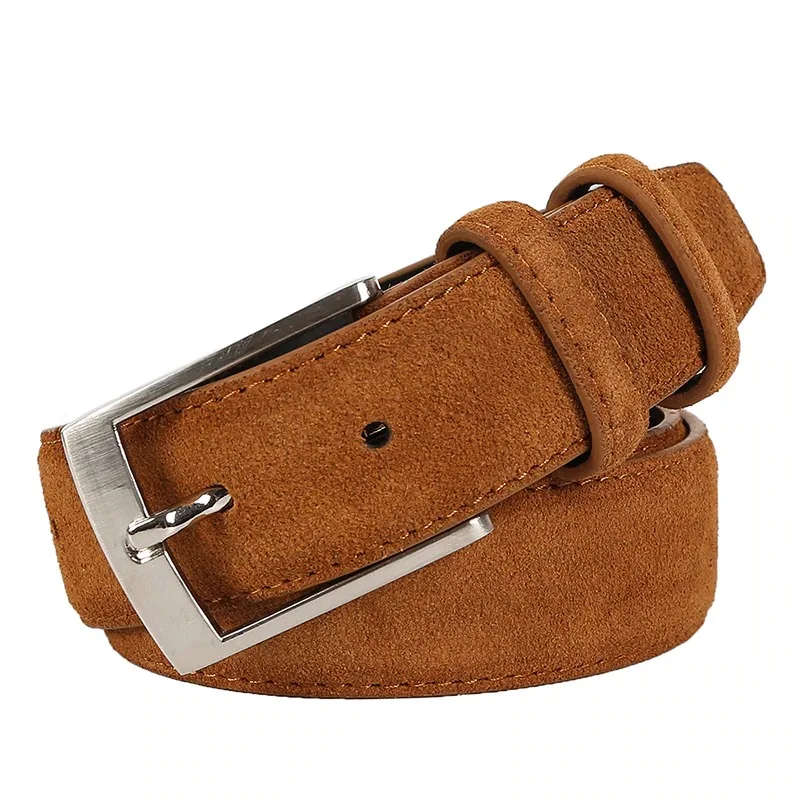 New Style Fashion Brand Genuine Leather Belt For Jeans Leather Belt Men Luxury Suede Belt Straps