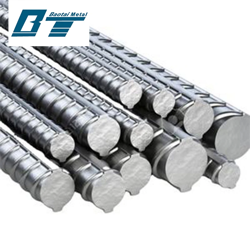 ASTM A615 BS4449 B500b Grade 40 60 Hot Cold Rolled Deformed Steel Iron Rod Bar 6mm 8mm 10mm 12mm Rebar Steel Prices