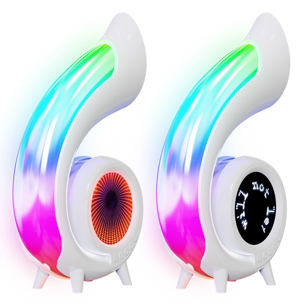 latest design G shape fullrange speaker enhanced speaker desktop portable usb rgb Wireless Bluetooth Karaoke Speaker