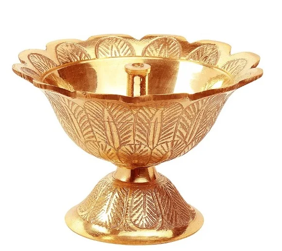 Brass Devdas oil Diya Pooja Items Metal Handmade Best quality Materials New Latest Dewali pooja Items