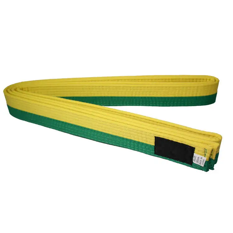 Wholesale Low MOQ Karate Equipment Custom Color Martial Arts Belts Karate/Taekwondo Black Belt