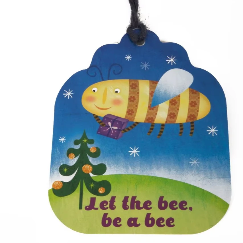 Christmas Bee Decoration with Seeds for Spring Planting Festive Ornament
