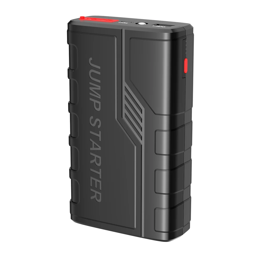 Wholesale 600A peak 12v emergency portable car jump starter 6000mah battery booster portable car power bank with flashlight