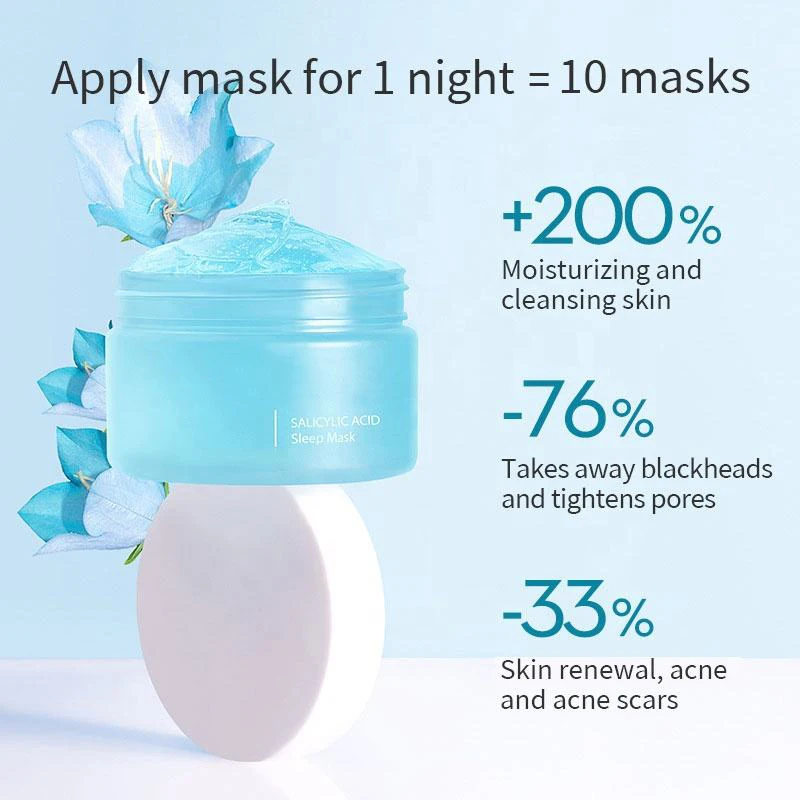 Facial Salicylic Acid Collagen Kit Oil Control Lightening Rejuvenating Remove Anti Acne Skin Care Set