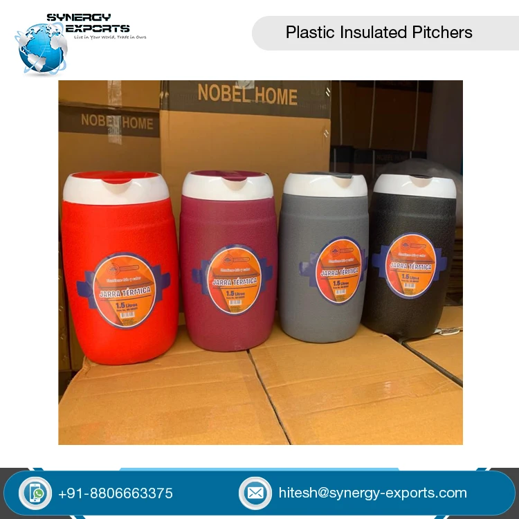 Trusted Dealer Officially Selling Best Quality Tabletop Use Kitchenware Double Wall 1.5 Liter Insulated Plastic Water Jug