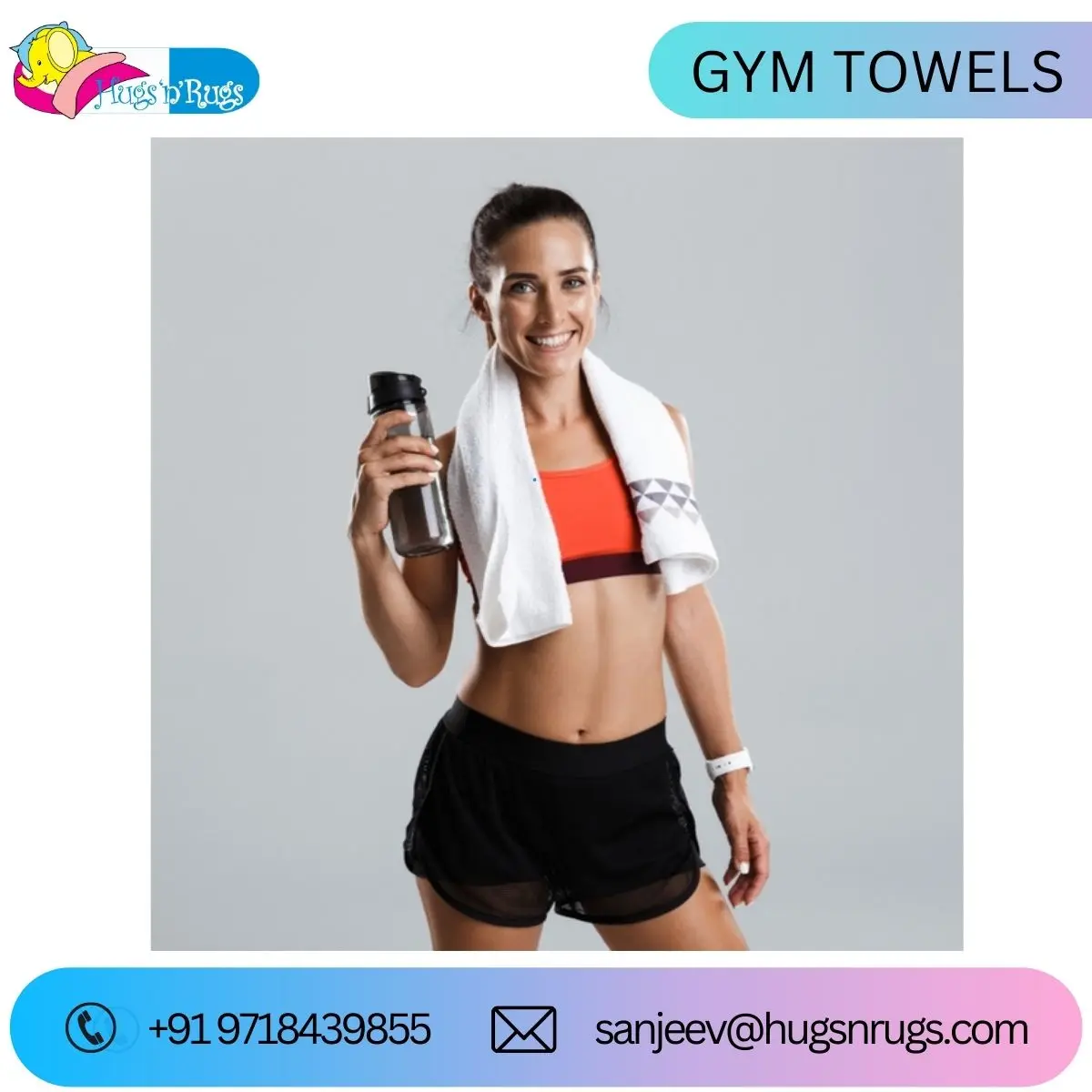 New Design 100% Cotton Best Quality Golf Hand Bath Towels from India 100% OEM Face Towel..