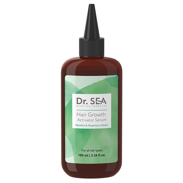 Dr.Sea Cosmetics  Hair Growth Activator Serum With Menthol and Rosmary Extract Hair Care Treatment For All Hair Types