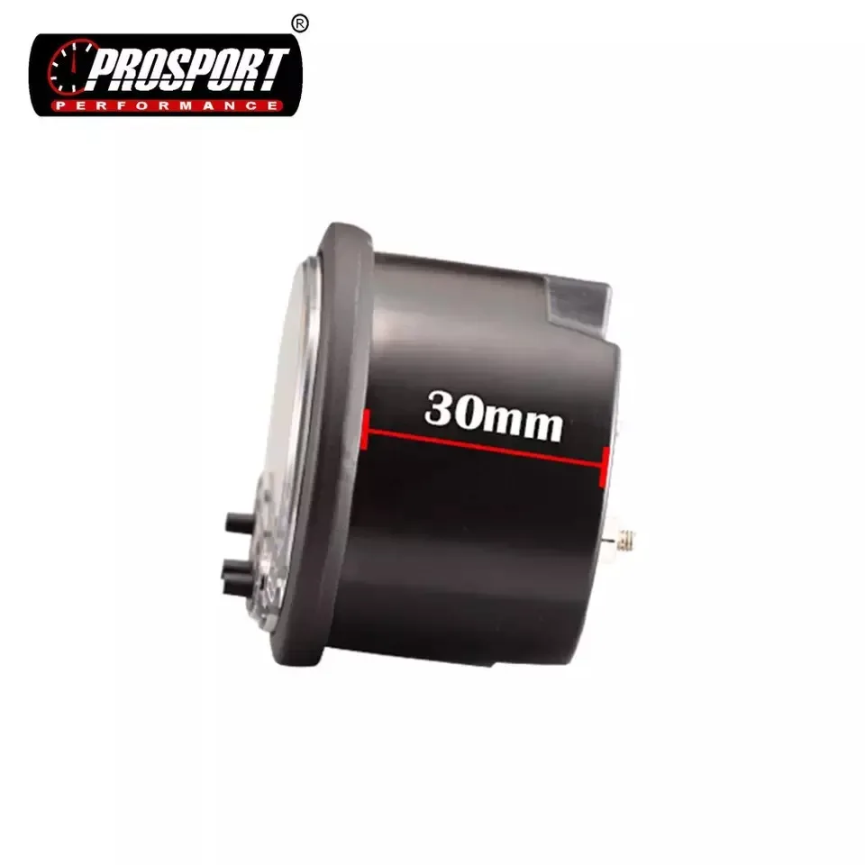 Universal Digital LCD Vehicle Cars 3BAR Set Auto Gauge EVOPK Boost Gauge 52mm Warning function