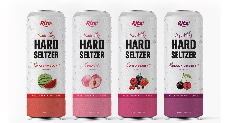 320ml 5% Alcohol Sparkling with Watermelon Flavor Free Sample Vietnam Supplier Low MOQ Best Price