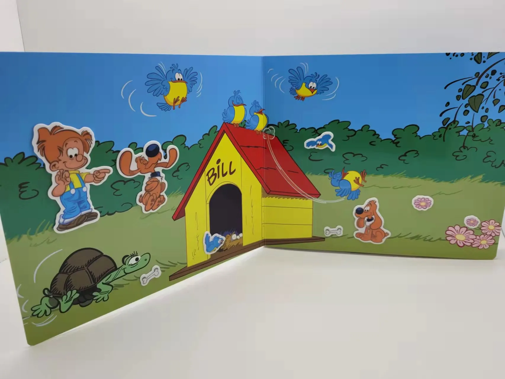 Educational Learning Book reusable sticker book custom printing cute sticker cartoon scene children activity game book