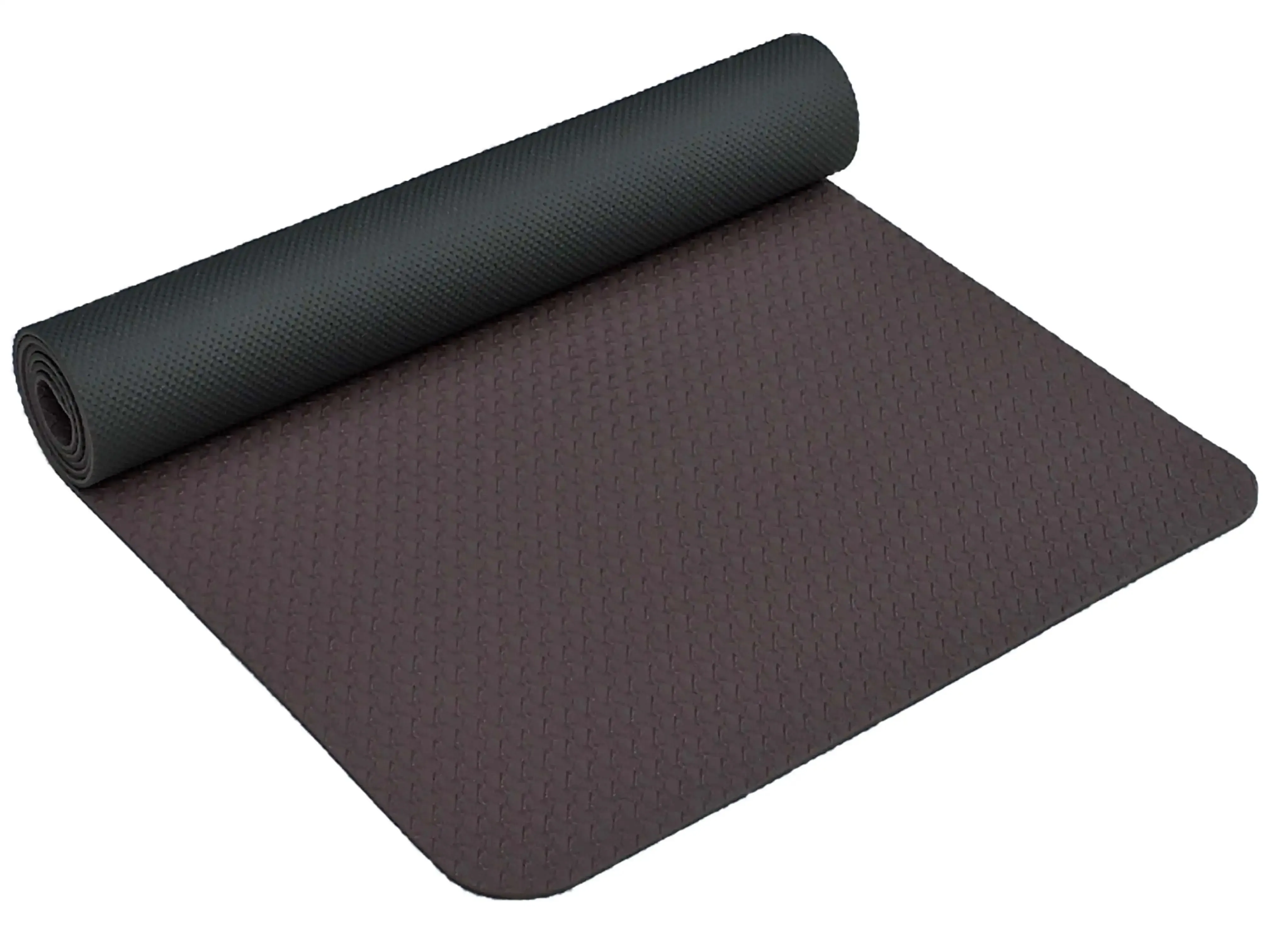 Yoga Mat- TPE POE Single Dual Layer Non Slip Comfort Foam, Durable Exercise Mat for Fitness, Pilates and Workout