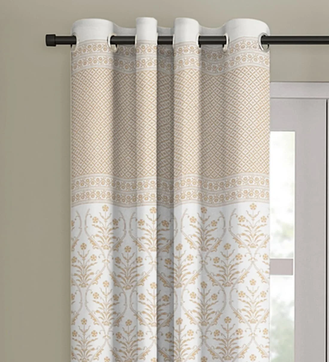 100% cotton Home Decor Luxurious Drape Faux Linen Curtains For Bedroom
