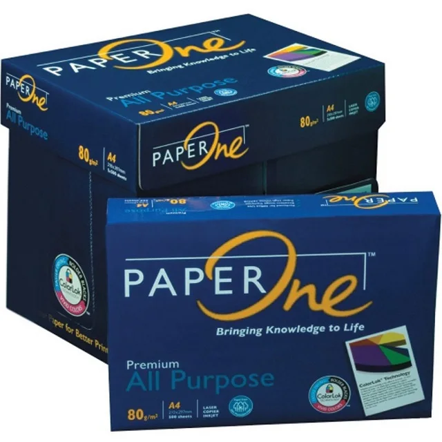 White Original PaperOne A4 paper one 80 gsm / copy Paper 80gsm / PaperOne F4 Copie