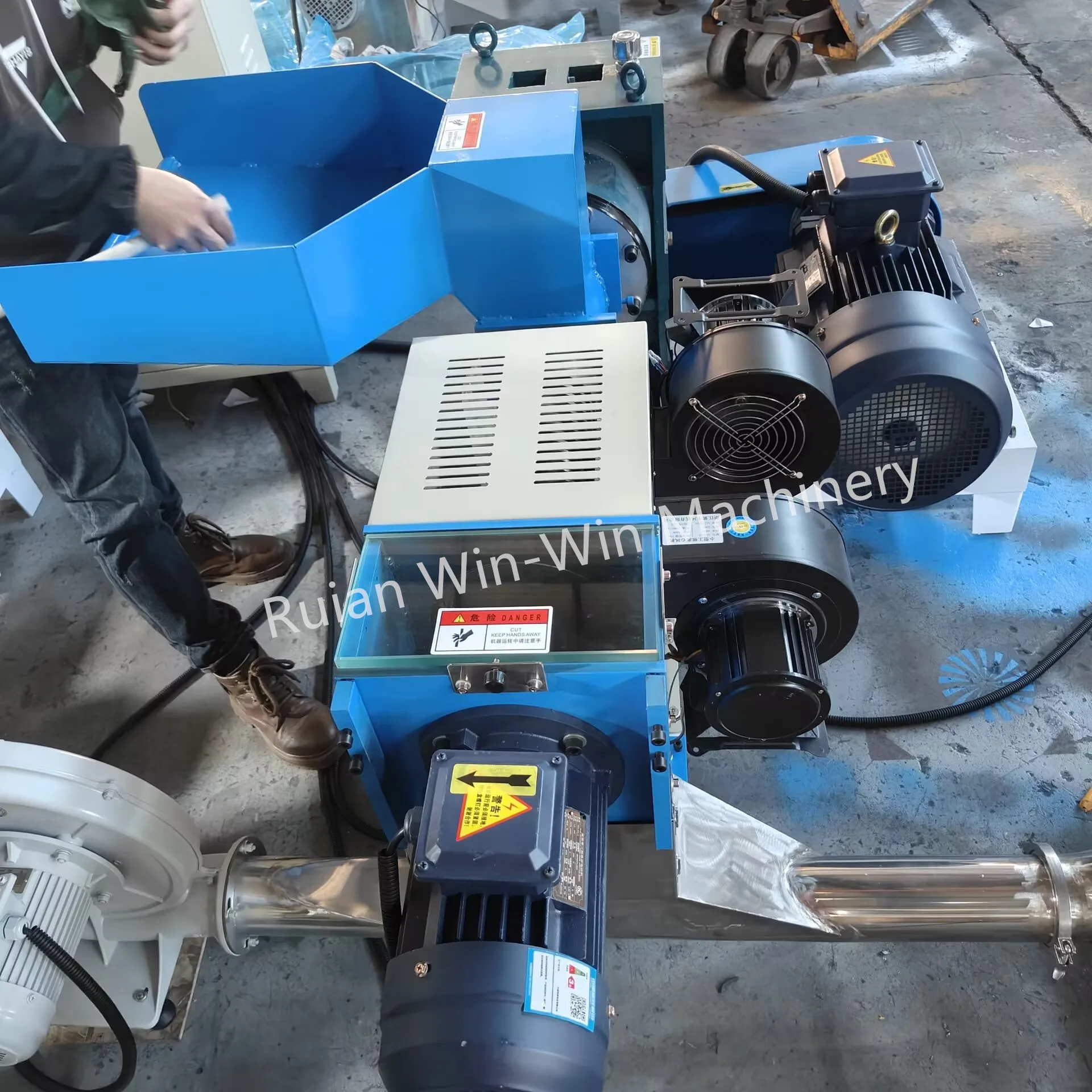 Мини-грануляторы для пластика HDPE/PP/LDPE, эффективная машина для переработки пластика, гранулятор