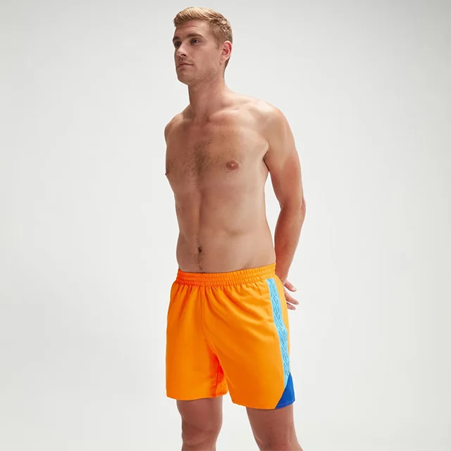 Mens Summer Sports Swimwear swimming short pants men beach surfing  swimming trunks lining sand wear