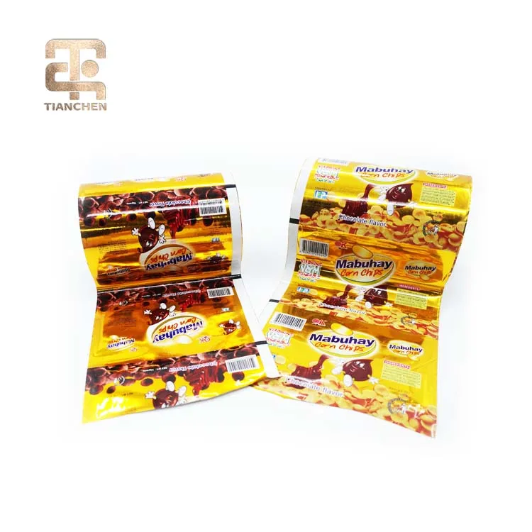 Hot Sale Flexible Snack Food High Quality Cookie Aluminum Foil Laminated Plastic Packaging Roll Film