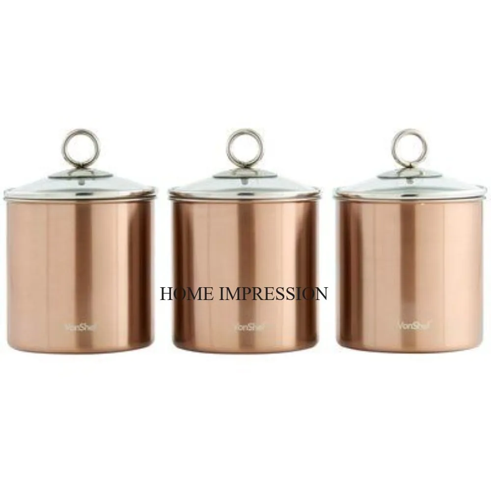 Vintage Art Collection Set of 3 Glass Made Jars With Wooden Top Unique Designer Lid and Frame for Storage Boxes Holder Supplies