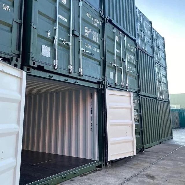 Storage/shipping containers 8ft and 10ft Door High Cube 10ft Shipping Container Roller Door Movable 40ft Hc 20 Ft Rolling door