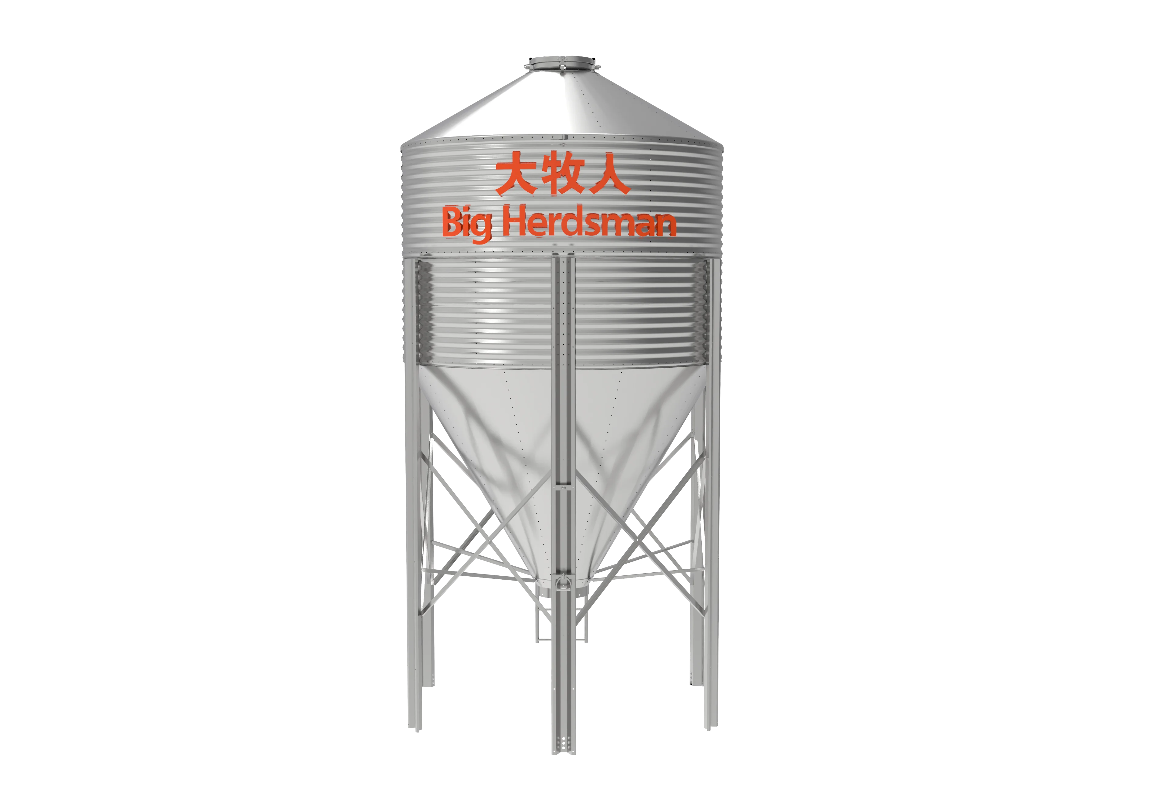 poultry silo for rust-proof long service life hot dip galvanized poultry chicken feed storage silo