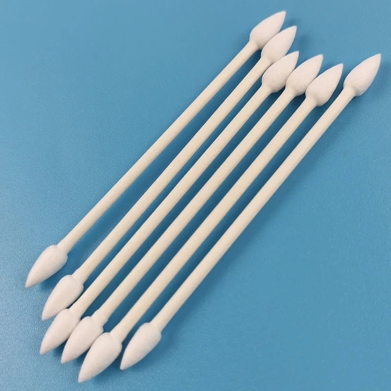 50pcs Biodegradable Paper Stick Double Ended Cosmetic Cotton Swab Qtips for Makeup Removing