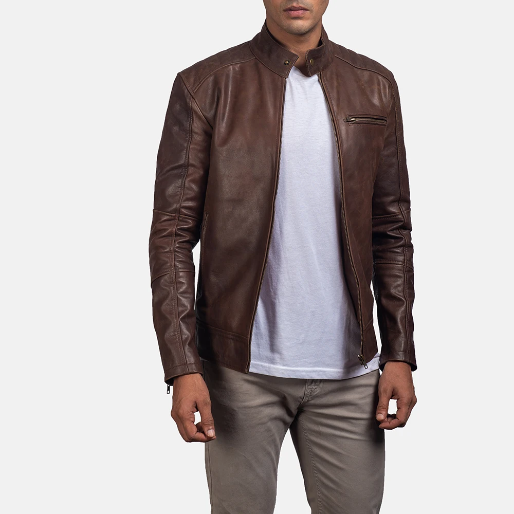 Classic High-Quality Leather Jacket for Timeless Fashion Appeal
