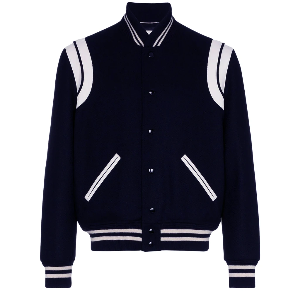 Men Letterman Jacket with Wool Body American Style baseball Jacket Unisex Fashion Color balk college jacket