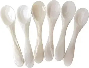 Best Selling Caviar Spoons Mother of Pearl MOP Eco Friendly Dinnerware Spoon Use For Dessert From Vietnam Factory