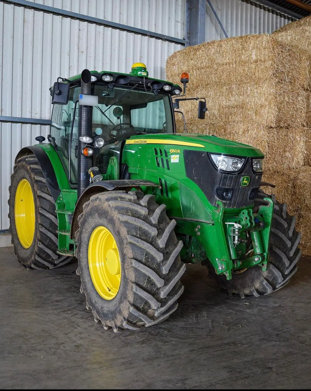 John Deere Dir Used Second Hand Tractor 90HP 4W Farm Tractor 4wd Diesel Powered | Used 2017 John Deere 6215R MFWD tractor