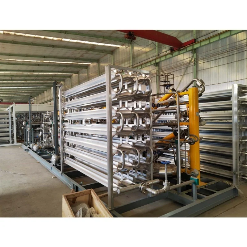 Cryogenic Liquid Oxygen, Nitrogen, Argon Gas Cylinder Filling Station Skid Pump Skid-Mounted