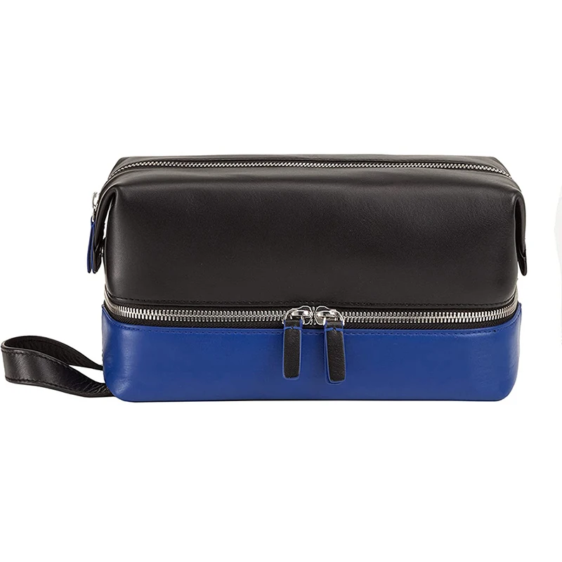 High quality Wash Bag Personalized Leather Dopp Kit Toiletry Bag Wholesale Custom Travel Bags for sale