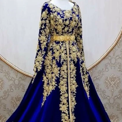 MIDDLE EAST ELEGANT--BRIDAL--CAFTAN DRESS WITH Embellished WITH CRYSTAL GLASS BEADS,STONE,DABKA WORK @ 2023