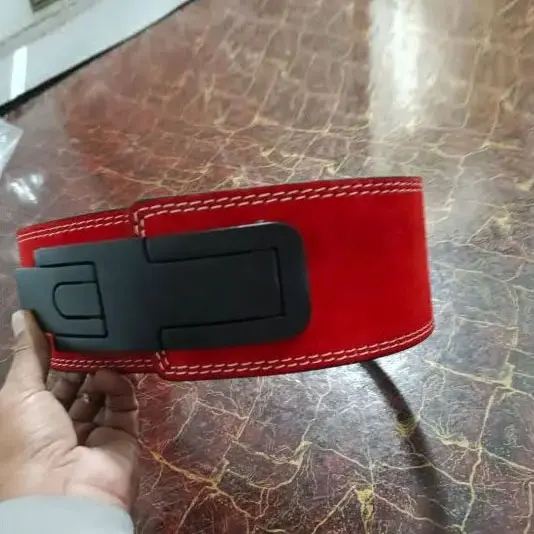 Cowhide Leather Adjustable Weight Lifting Belts for Sale Buckle Belt 10mm 13mm Thickness Genuine Leather Weightlifting Belt