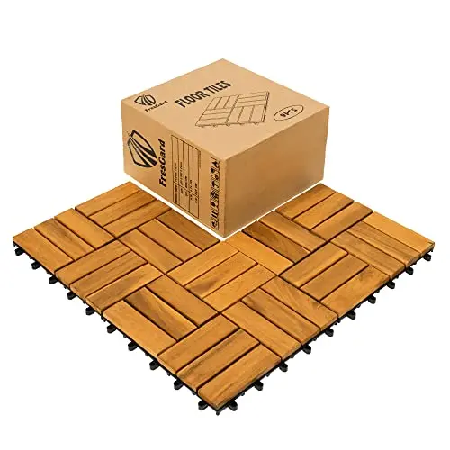 Cheap price HP-12SVN  balcony outdoor floor tile flooring wood texture solid wood tile for decoration