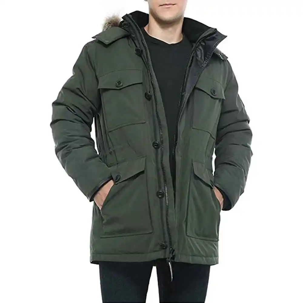 New Arrival Custom Made Men Parka Jacket Winter Outdoor Hooded Parka Jacket Quick Dry New Fashion Parka For Men